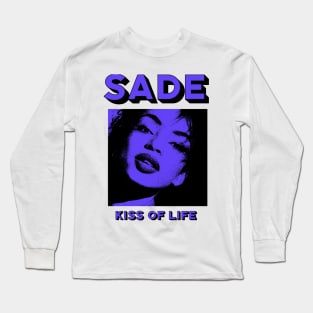 Sade - Kiss of Life - Tribute Artwork Long Sleeve T-Shirt